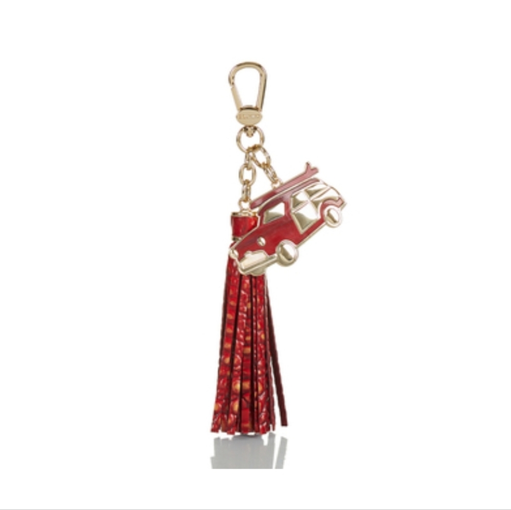 Brahmin Copa Car Tassel Cardinal